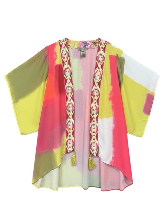 Sharon Young Other - Sharon Young Summer In Bloom Abstract Print Kimono Size S/M